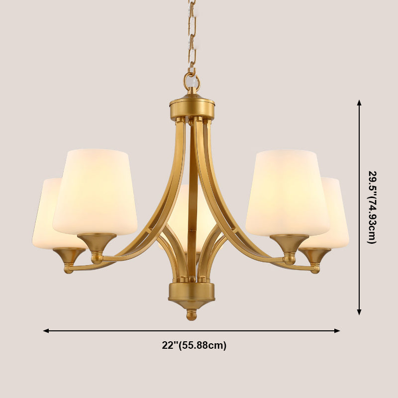 American Style Geometric Chandeliers Chandelier Lighting Fixtures Glass Pendant Lighting