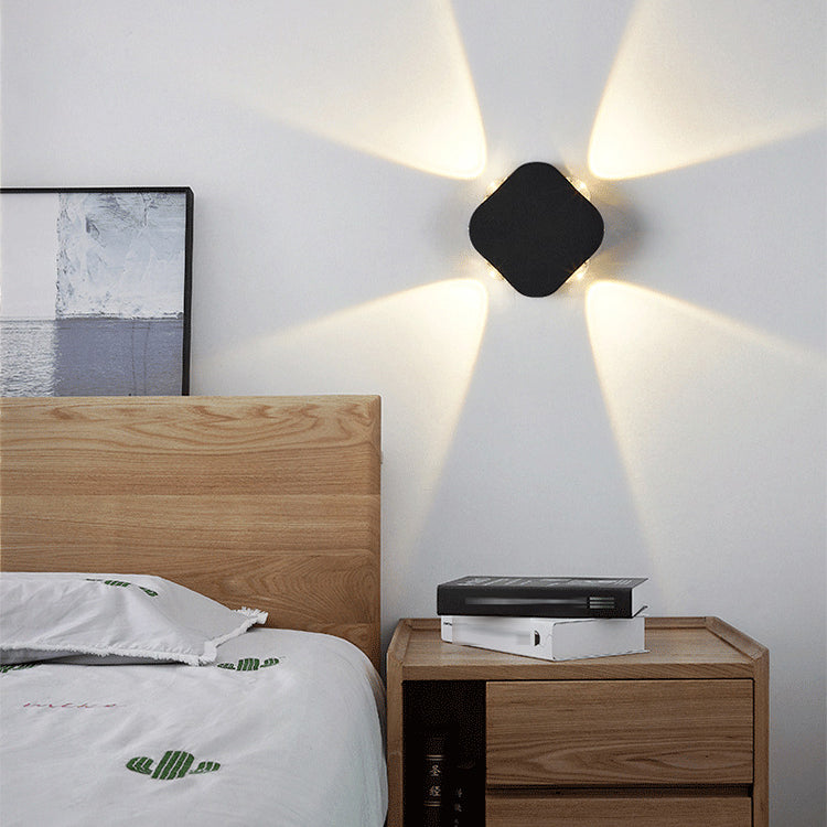 Multi-Licht geometrische Wandleuchten zeitgenössischer Metall-Wandwaschanlager