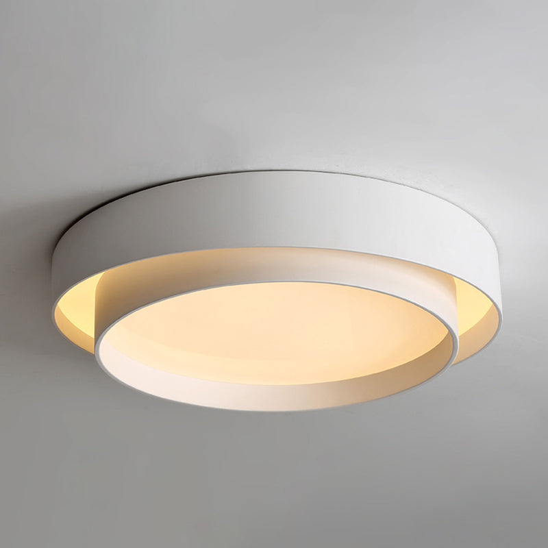 Lacquered Iron LED Ceiling Light in Modern Minimalist Style Acrylic Circular Ceiling Fixture