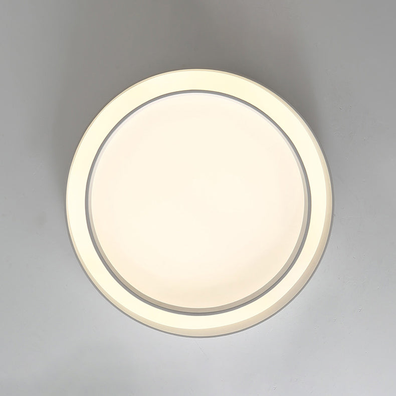 Lacquered Iron LED Ceiling Light in Modern Minimalist Style Acrylic Circular Ceiling Fixture