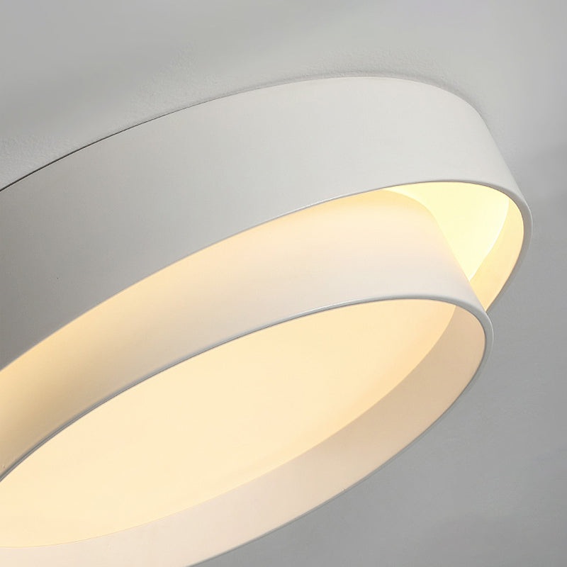 Lacquered Iron LED Ceiling Light in Modern Minimalist Style Acrylic Circular Ceiling Fixture