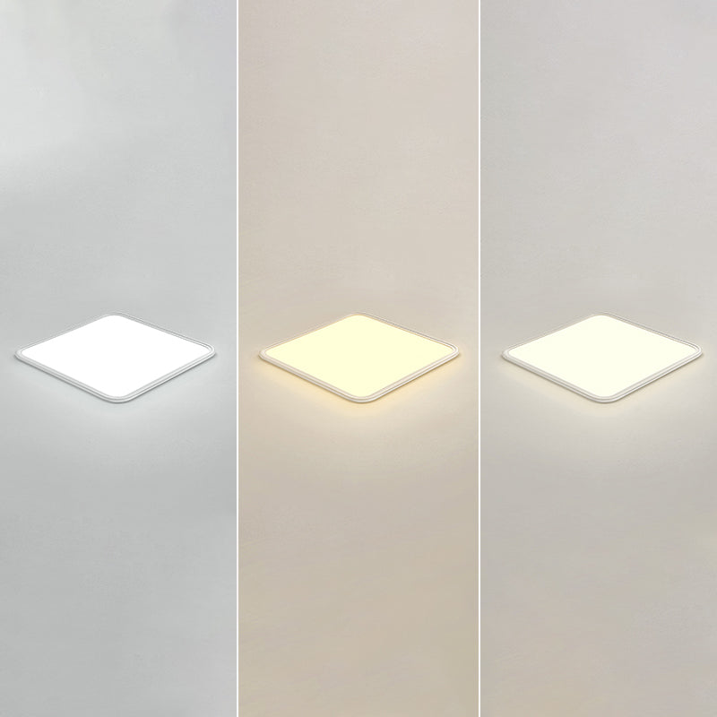 Lámparas de techo LED modernas, montaje empotrado cuadrado, para sala de estar y comedor