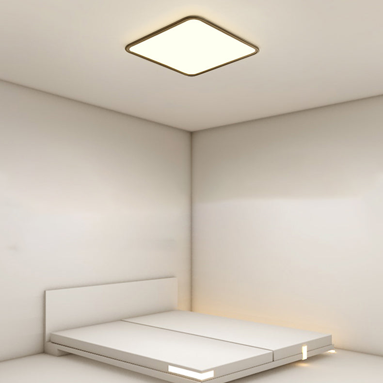 Lámparas de techo LED modernas, montaje empotrado cuadrado, para sala de estar y comedor