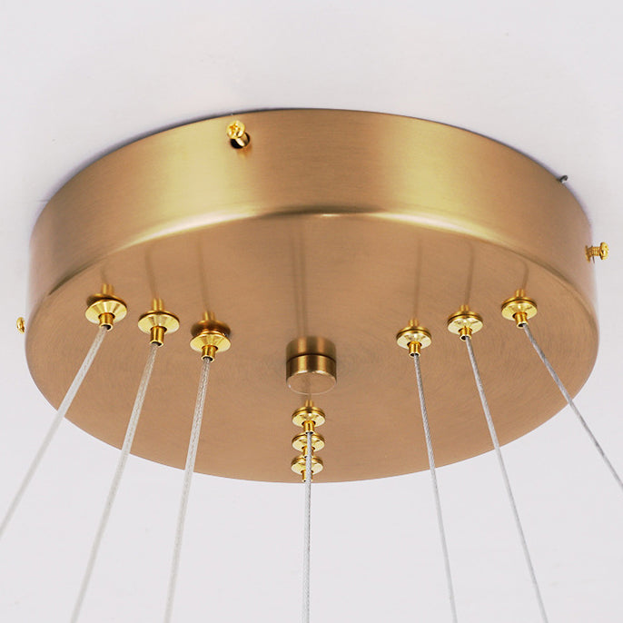 Modern Hexagon Chandelier Light Fixtures 3-Tier Hanging Pendant Lamps with White Acrylic Shade