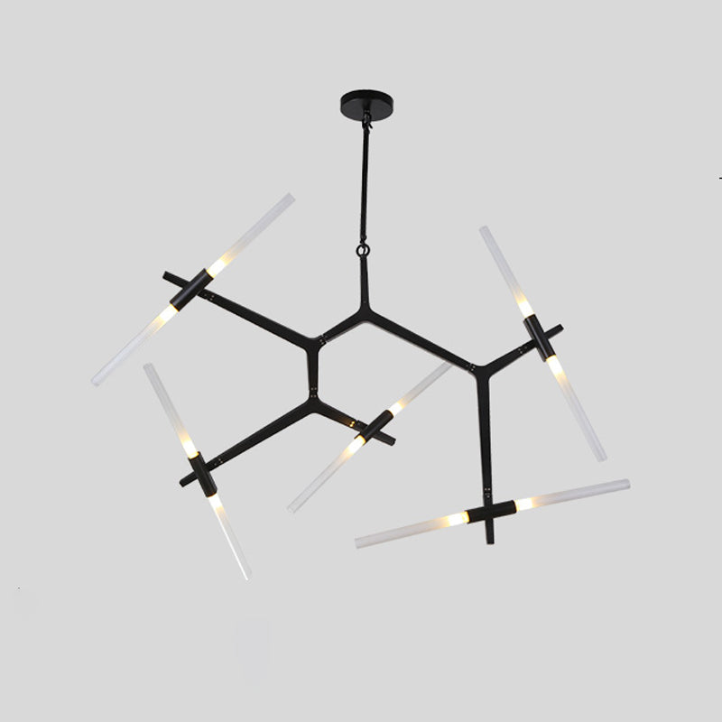 Postmodern Metal Chandelier Branch Shape Chandelier Pendant Lamps for Living Room