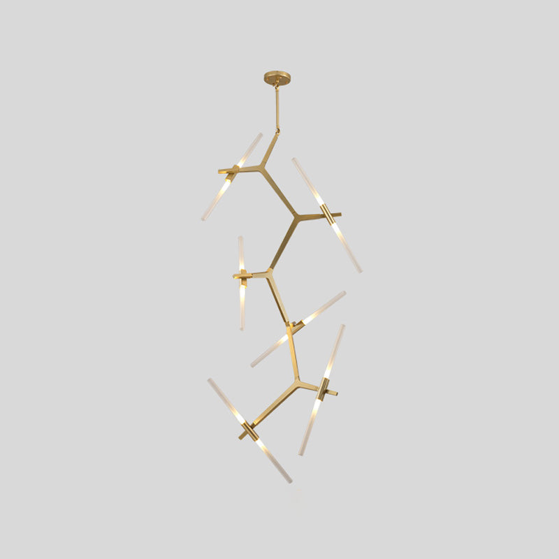 Postmodern Metal Chandelier Branch Shape Chandelier Pendant Lamps for Living Room