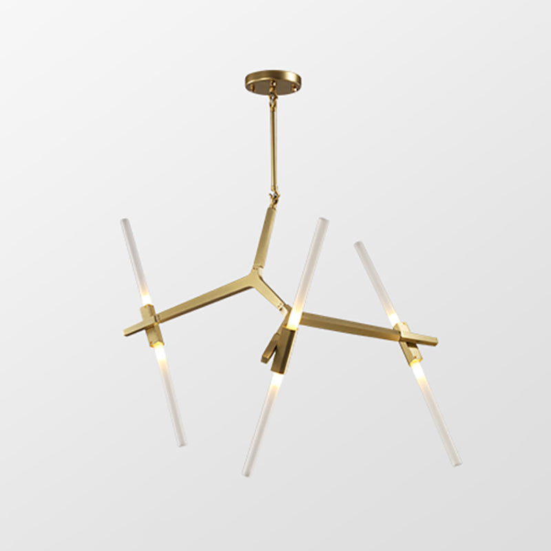 Postmodern Metal Chandelier Branch Shape Chandelier Pendant Lamps for Living Room