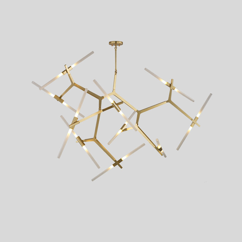 Postmodern Metal Chandelier Branch Shape Chandelier Pendant Lamps for Living Room