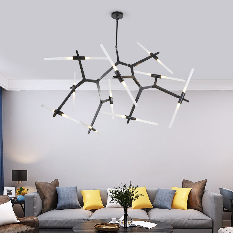Postmodern Metal Chandelier Branch Shape Chandelier Pendant Lamps for Living Room