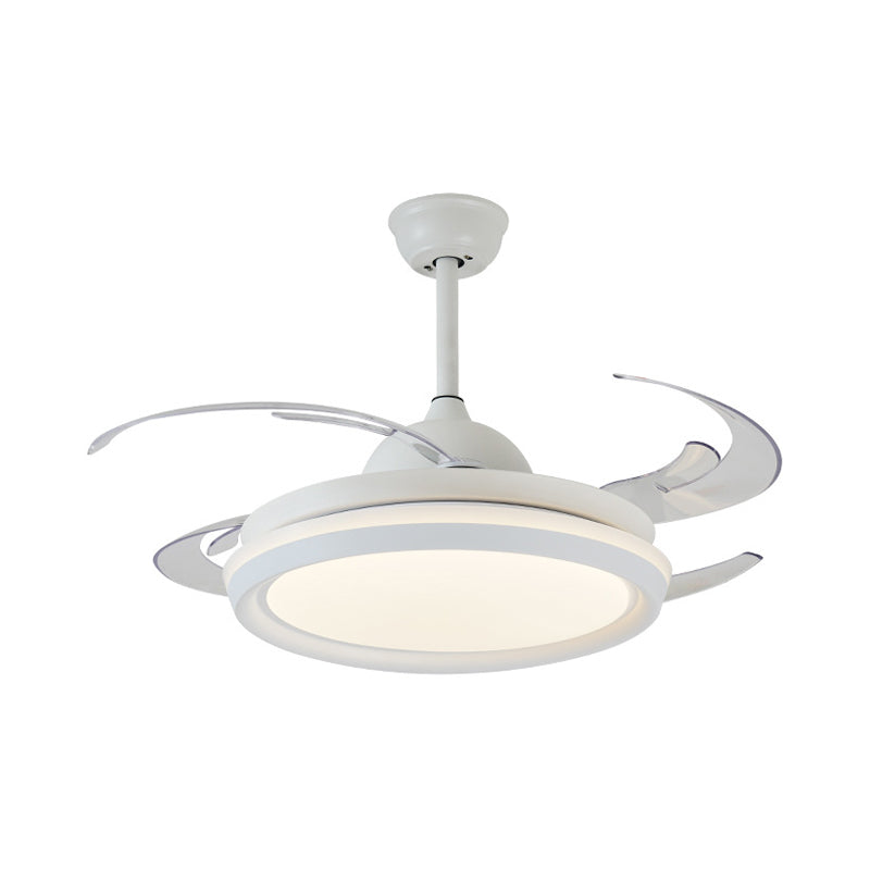 42 "Largeur Simplicité Éclairage de ventilateur de plafond rond