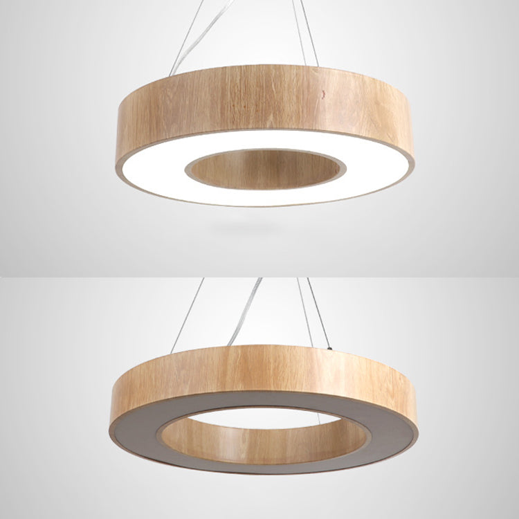 Drum Pendant Lighting Simplicity Modern Round LED Hanging Light Fixtures for Living Room