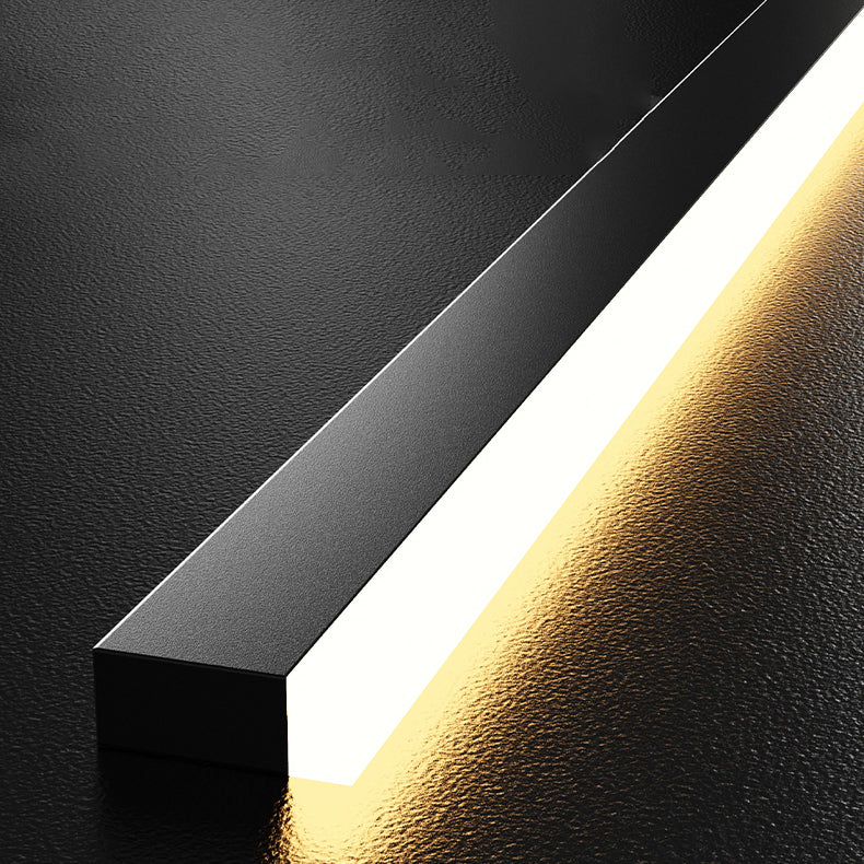 Dining Room LED Island Light Modern Style Kitchen Bar Rectangle Pendant Lamp