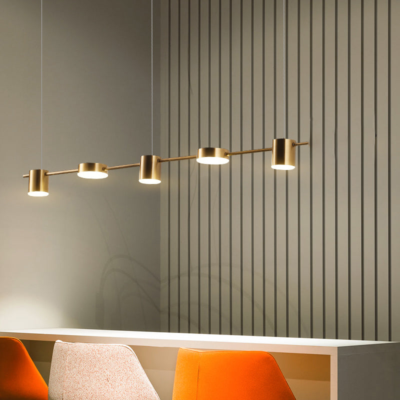 Nordic Simple Dining Table Lámpara de la isla Bar de cocina Bar comedor LED LIGHT