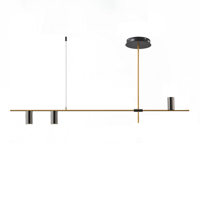 Nordic Simple Dining Table Island Lamp Kitchen Bar Dining Pendant Lamp in Gold