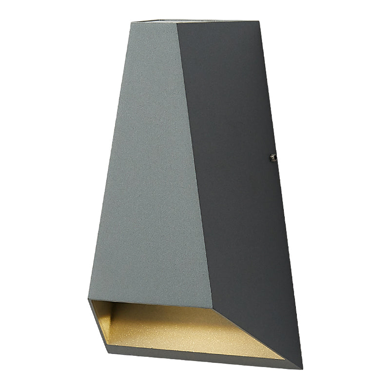 Contemporáneo de pared geométrica de metal LED dos luz de lavado de pared ligera para sala de estar