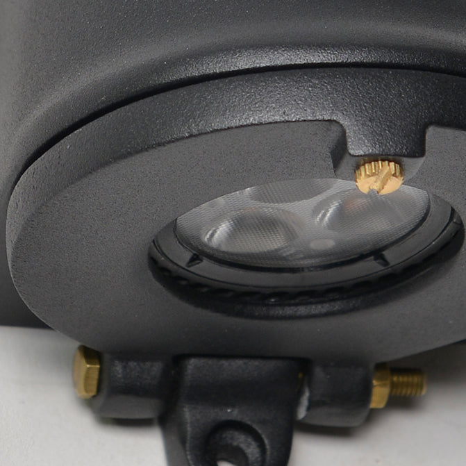 Style minimalisme de style moderne lampe de la lampe à la lampe extérieure en métal appliques murales