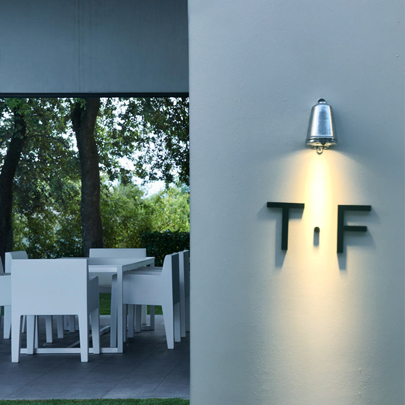 Style minimalisme de style moderne lampe de la lampe à la lampe extérieure en métal appliques murales