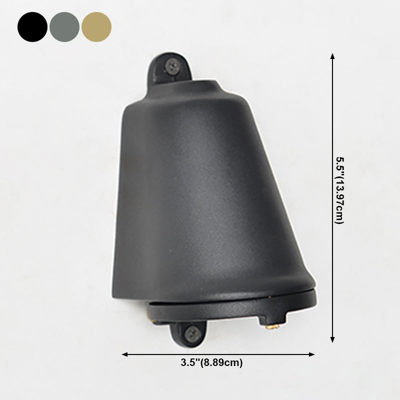 Style minimalisme de style moderne lampe de la lampe à la lampe extérieure en métal appliques murales