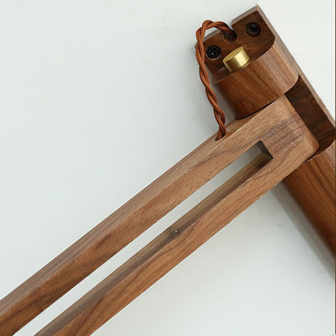 Simplicidad contemporánea Luz de pared de brazo ajustable ajustable con sombra de cerámica