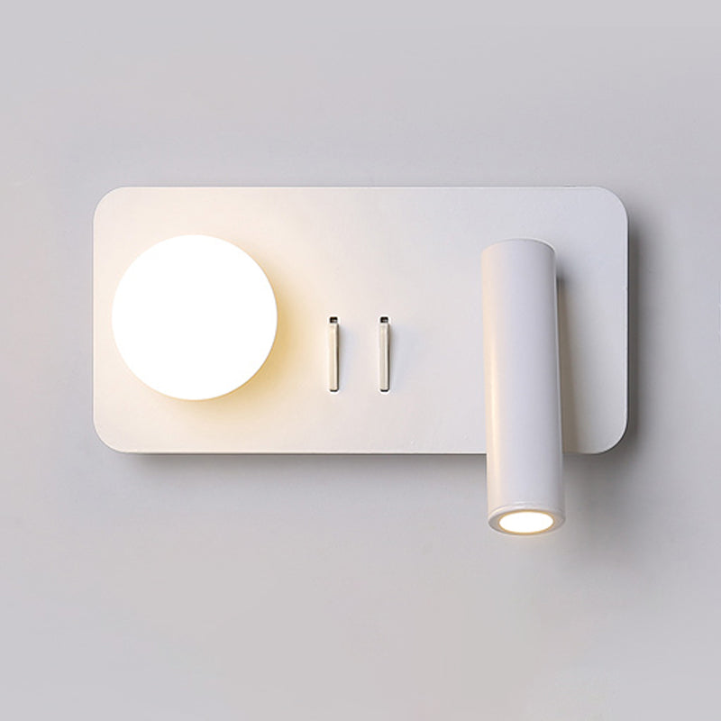 Modern Metallic Household Wall Sconce Adjustable Arm Bedroom LED Reading Lamp