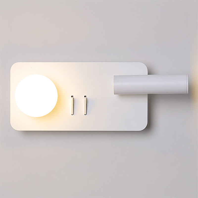 Modern Metallic Household Wall Sconce Adjustable Arm Bedroom LED Reading Lamp