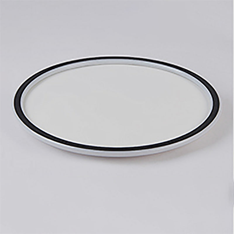 Plafonnier LED en aluminium noir, lampe moderne à montage encastré pour salon
