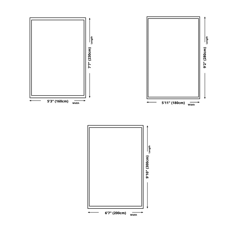 Black Modern Rug Polyster Triangle Rug Stain Resistant Rug for Living Room