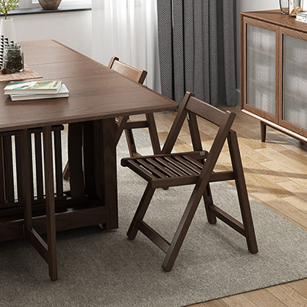Mesa de comedor rectangular de color madera, mesa de madera maciza solo para mesa de comedor