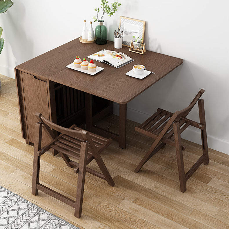 Mesa de comedor rectangular de color madera, mesa de madera maciza solo para mesa de comedor