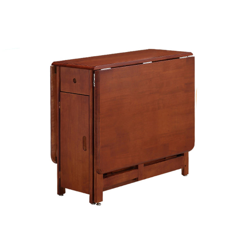 Mesa de comedor moderna de mediados de siglo Mesa de madera maciza con base de madera maciza