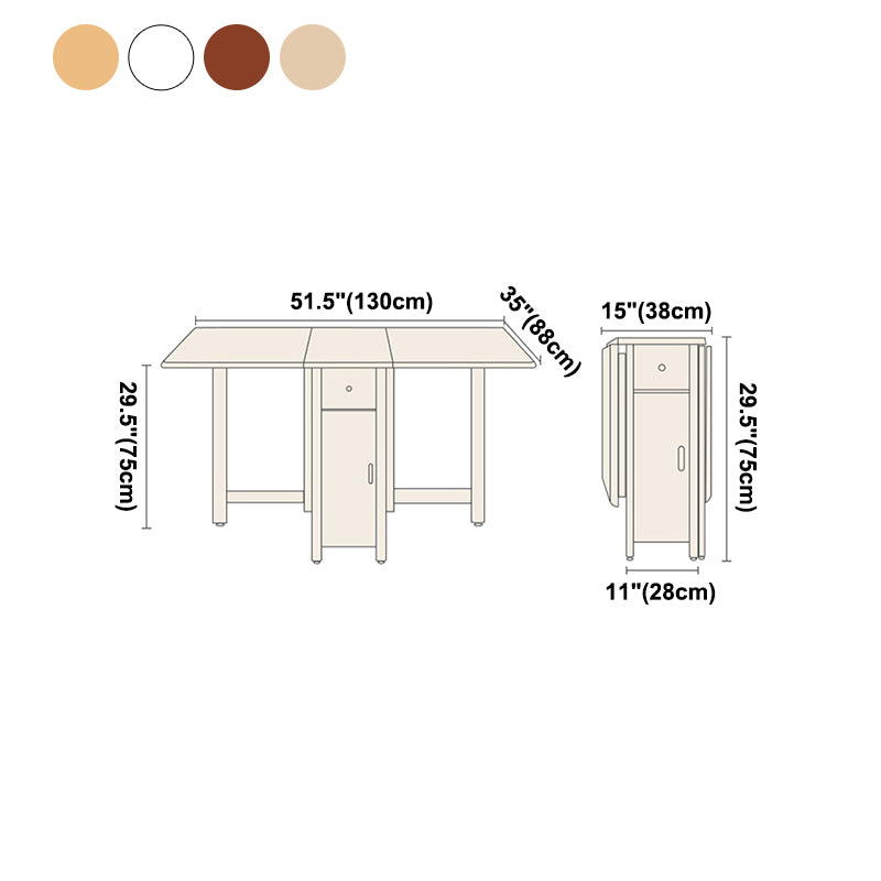 Mesa de comedor moderna de mediados de siglo Mesa de madera maciza con base de madera maciza