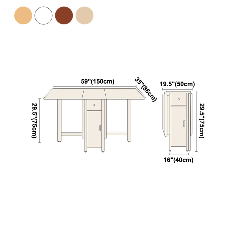 Mesa de comedor moderna de mediados de siglo Mesa de madera maciza con base de madera maciza