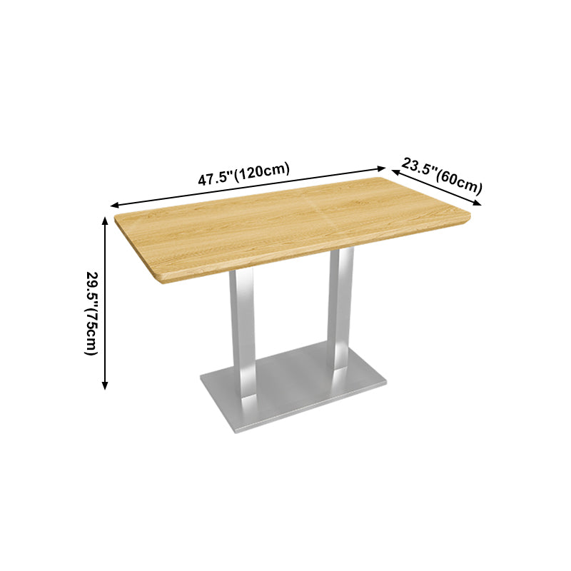 Industrial Style Dining Room Collection Solid Wood Dining Site Table for Dining Room