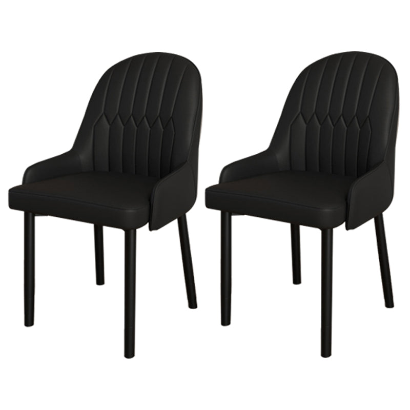 Ensemble de chaises scandinaves en métal, avec bras arrière solide, chaise de cuisine et de salle à manger