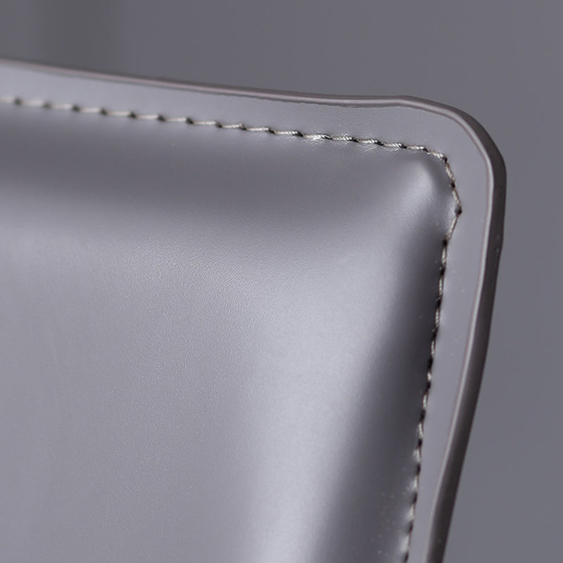 Designer -Sattel Leder Home Side Stuhl Parsons Mattes Finish Essstuhl (2)