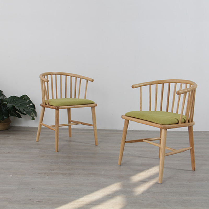 Chaise d'appoint rembourrée de Style scandinave, chaises de salle à manger à dossier Windsor pour la maison