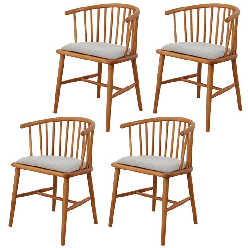 Chaise d'appoint rembourrée de Style scandinave, chaises de salle à manger à dossier Windsor pour la maison