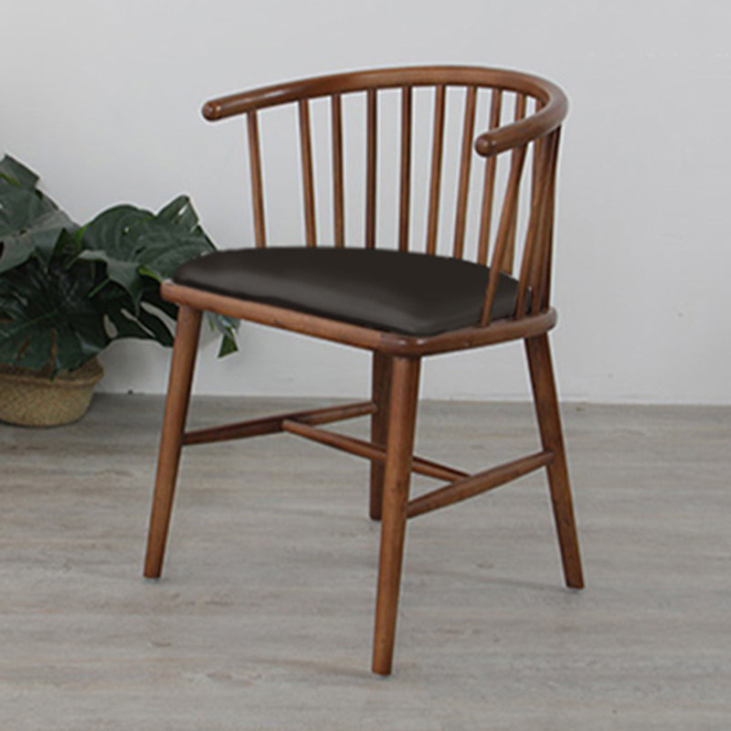 Chaise d'appoint rembourrée de Style scandinave, chaises de salle à manger à dossier Windsor pour la maison