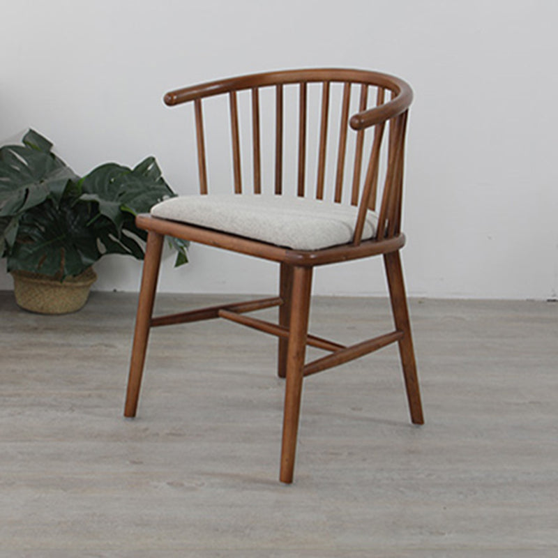 Chaise d'appoint rembourrée de Style scandinave, chaises de salle à manger à dossier Windsor pour la maison