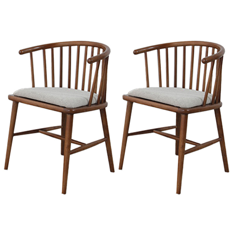 Chaise d'appoint rembourrée de Style scandinave, chaises de salle à manger à dossier Windsor pour la maison