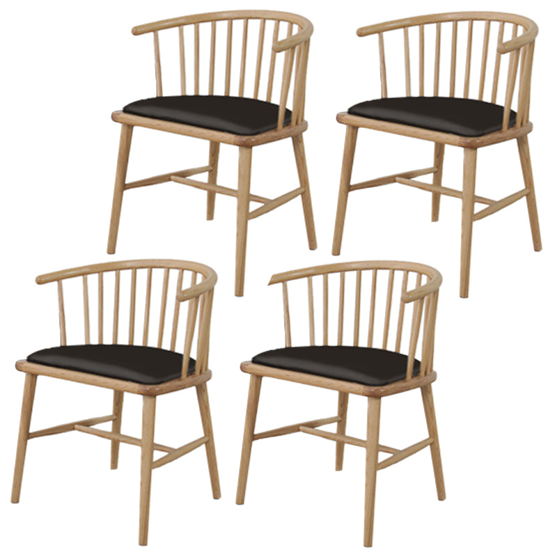 Chaise d'appoint rembourrée de Style scandinave, chaises de salle à manger à dossier Windsor pour la maison