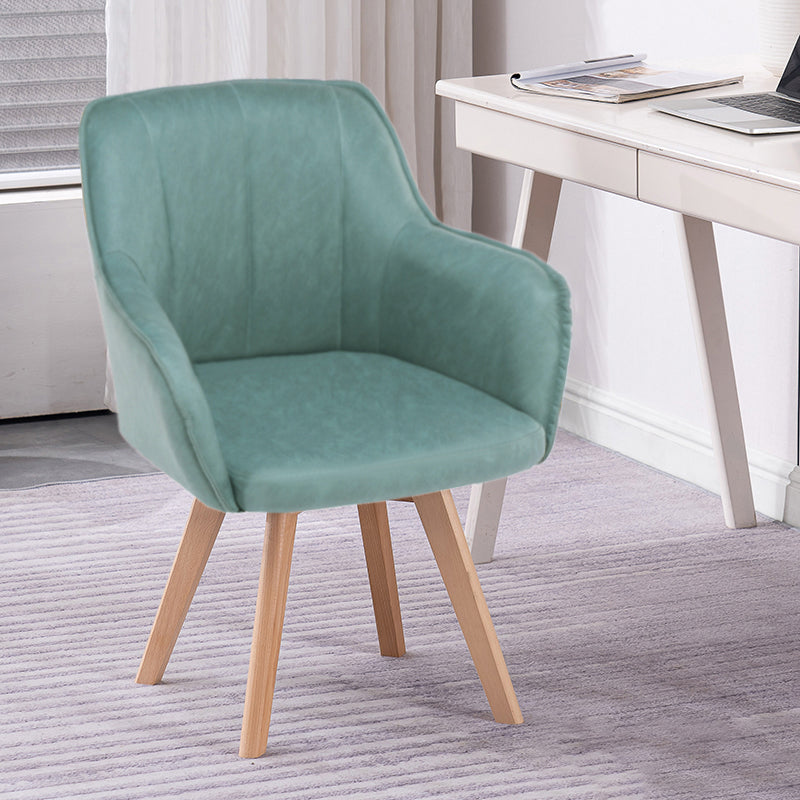 Chaises de salle à manger en Faux cuir de Style scandinave, fauteuils à dossier solide pour un usage domestique