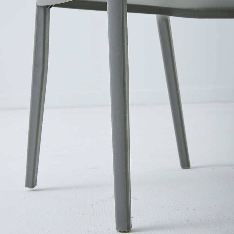 Chaise latérale de restaurant en plastique scandinave, couleurs bonbon, chaise de salle à manger à dossier ouvert