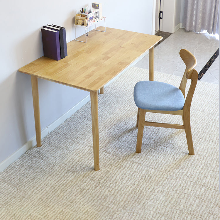 Contemporary Style Wood Side Dining Chairs Open Back Dining Armless Chairs