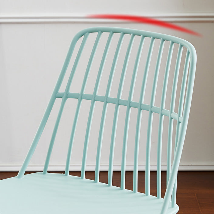 Accueil Salle à manger Chaises sans accoudoirs Chaises d'appoint de salle à manger avec pieds en métal (Ensemble de 4)