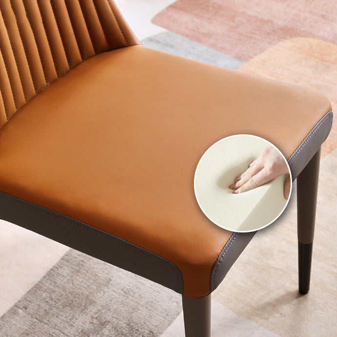 Silla de madera de roble de estilo escandinavo, cocina, comedor, sillas laterales con respaldo sólido