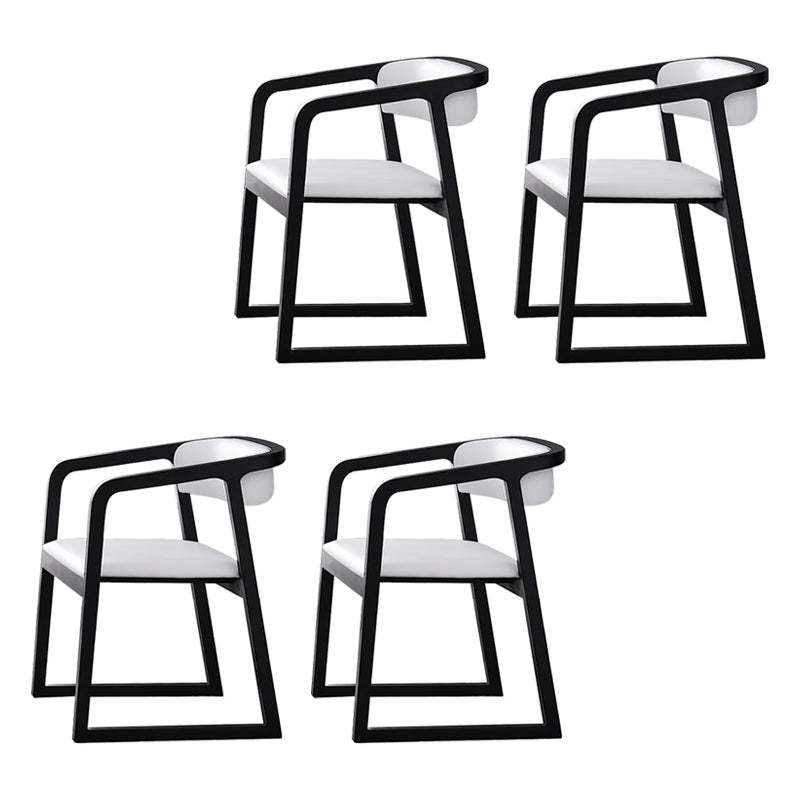 Chaises traditionnelles en bois de frêne massif, ensemble de chaises de cuisine et de salle à manger à dossier ouvert