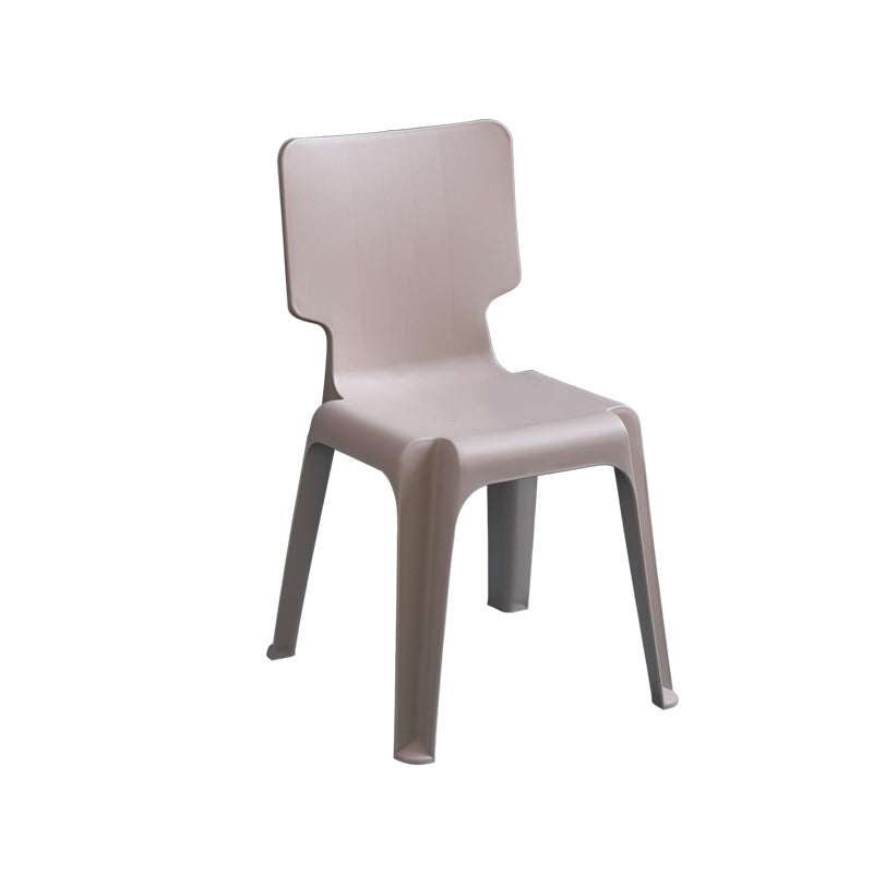 Eigentijdse stijl plastic eetwarmeloze stoel stevige achterste eetstoelen voor thuis