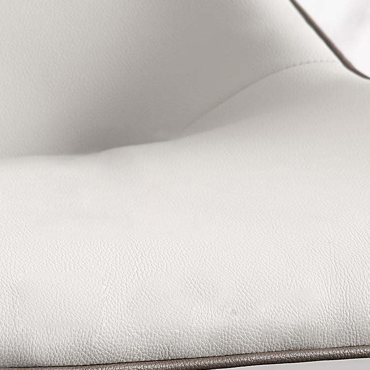 Sillas de comedor tapizadas de estilo minimalista, sin brazos, Wingback Parsons, silla individual (juego de 1)