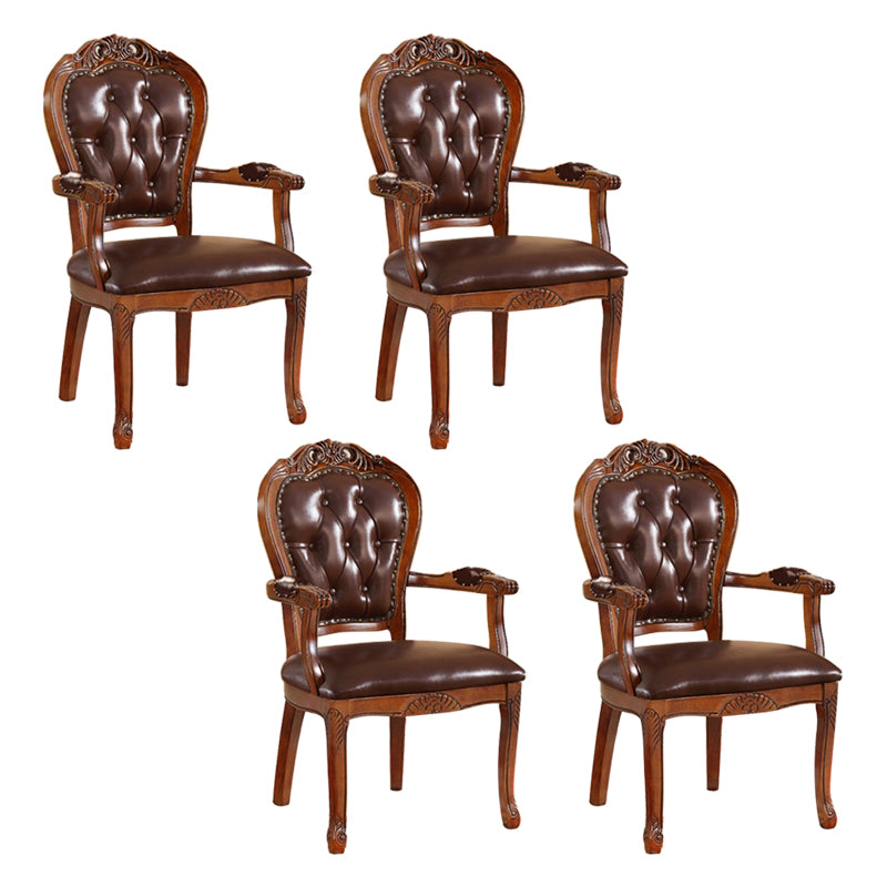 Silla de madera de roble de estilo escandinavo, juego de sillas de cocina y comedor con brazo trasero abierto
